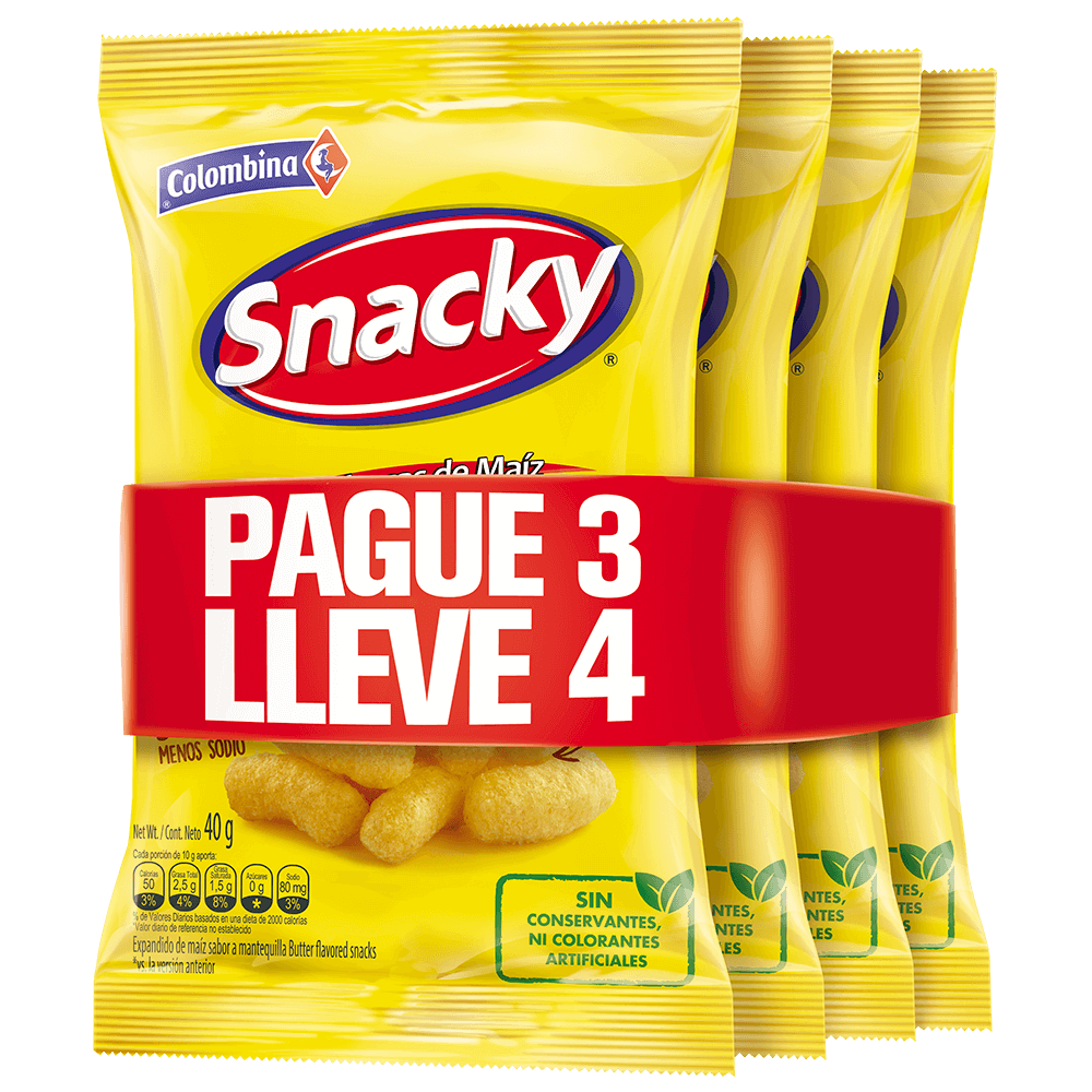 Snacky Saladito Pague 3x4